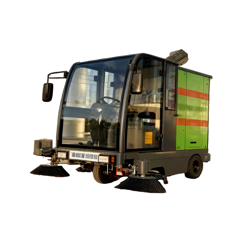 1350mm Wheelbase, 2500W (AC Heavy-Duty Motor), 12㎡ (Dual Suction Blowers), Electric Sweeper Machine - 2200 Model