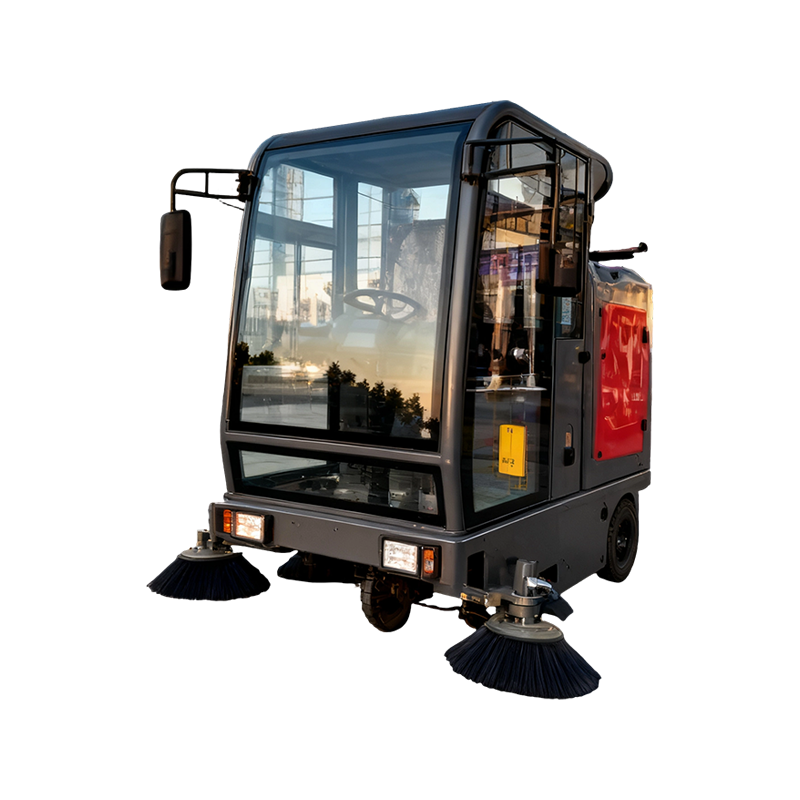 1450mm Wheelbase, 12㎡ (Dual Suction Blowers), Electric Sweeper Machine - 2200 Model