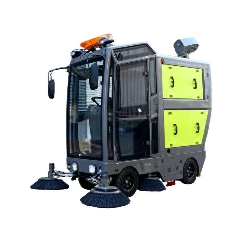 24㎡ (Four Suction Blowers), Electric Sweeper Machine - Four-Wheel Cleaner