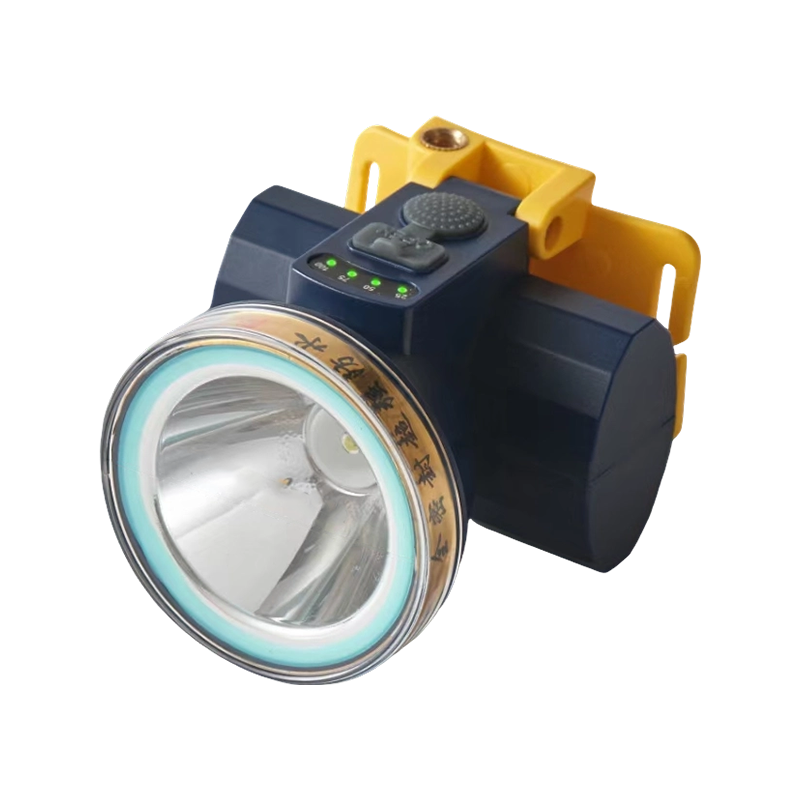 4000mAh V5 Laser Cannon Fully Sealed Dual Lithium Battery Headlamp